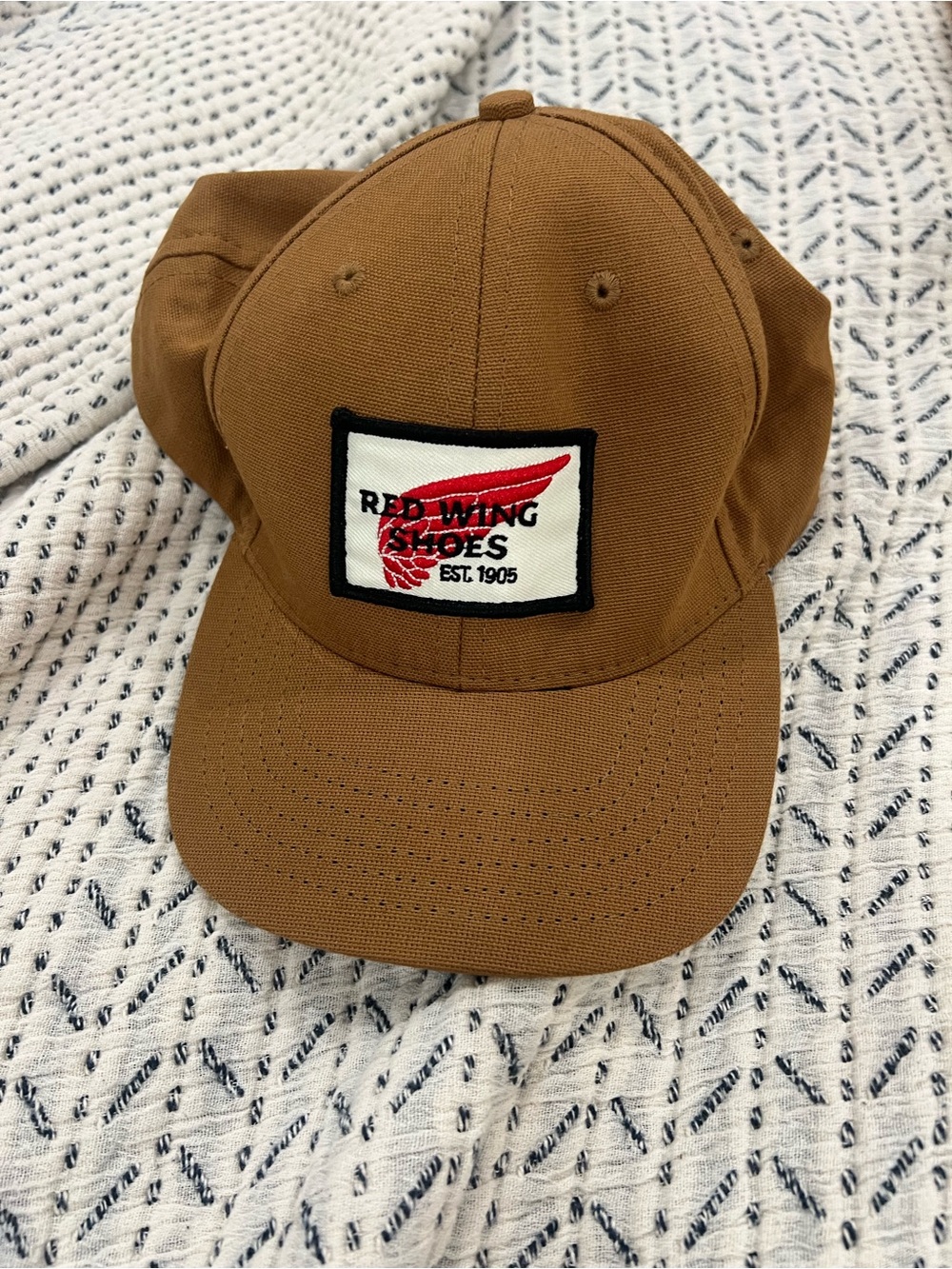 Red Wing Shoes Carhartt Brown Patch Baseball Cap